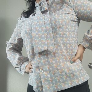 Bow Tie Blouse for work